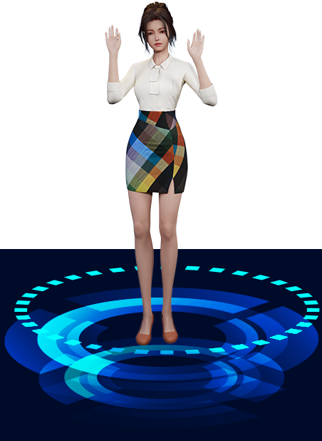 幻影未来时尚装女性虚拟人数字人