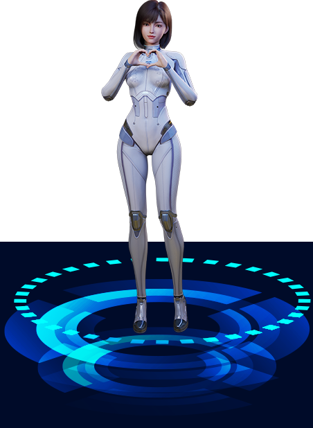 幻影未来科技女性虚拟人数字人